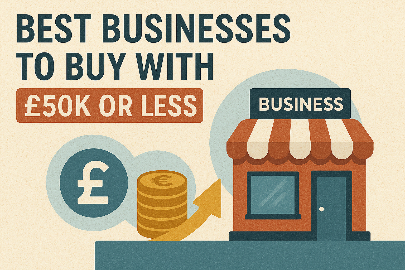 Best Businesses to Buy with £50K or Less
