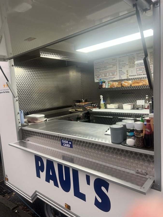 Mobile Catering Trailer plus Van